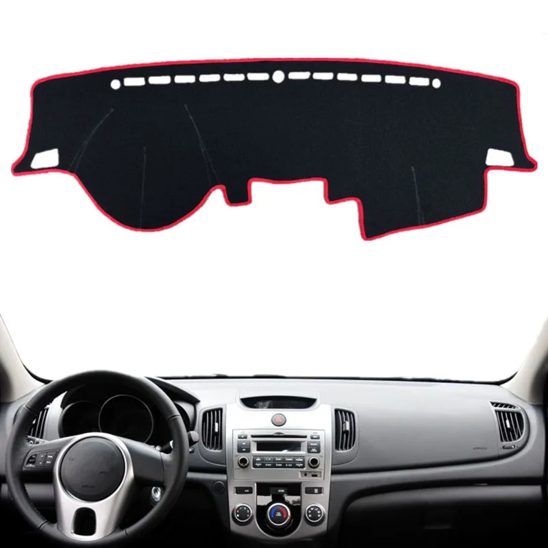 

Car Styling Dashmat For KIA Forte Cerato 2009-2012 2013 TD Dashboard Cover Mat Rug Anti-UV Sunshade Protector Carpet Accessories