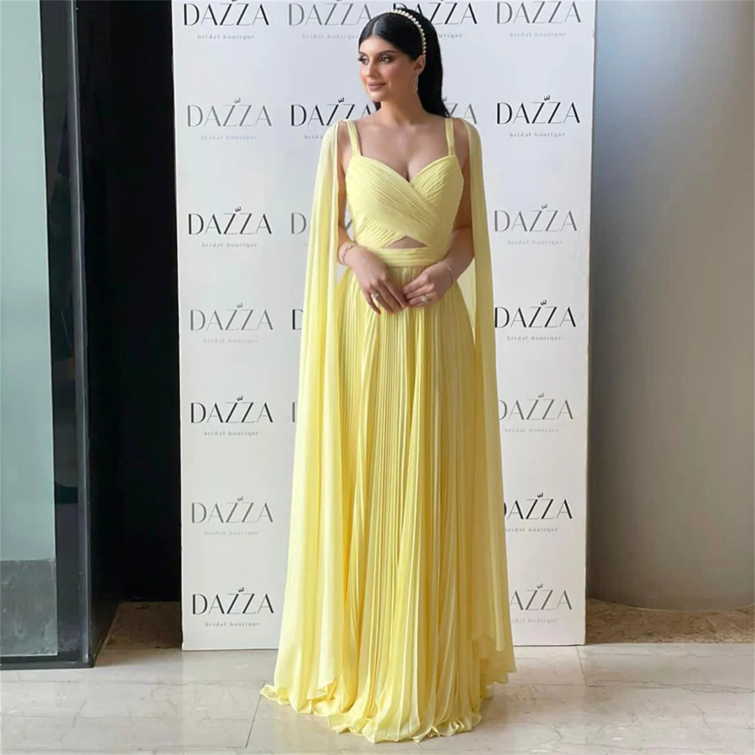 Lucy Quinceanera Jurken Chiffon Feestjurk Dames Elegante Luxe Mantel Avond 2024 Dames Bruiloft Dames Bruiloften Op maat