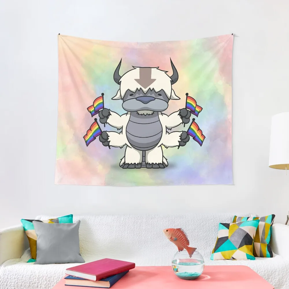 Proud Gay flag Bison Tapestry Decorative Wall Decoration Home Home Decorations Home Decoration Accessories Tapestry