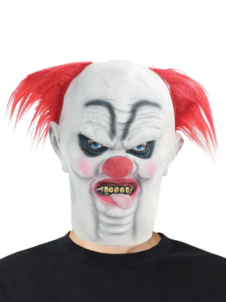 

Halloween Horror Mask Funny Clown Curly Afro Synthetic Wigs Rainbow Wig Colorful Clown Wig Crazy Afro Wig Party Costume Prank