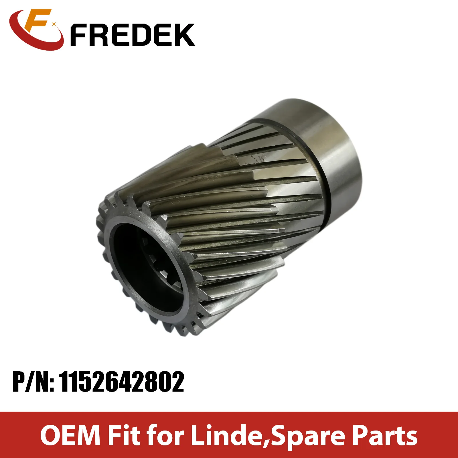 OEM Electric Forklift Transmission Parts Gearbox Shaft Gear 1152642802 Drive Pinion Gear for Linde R14 R16 Reach Truck