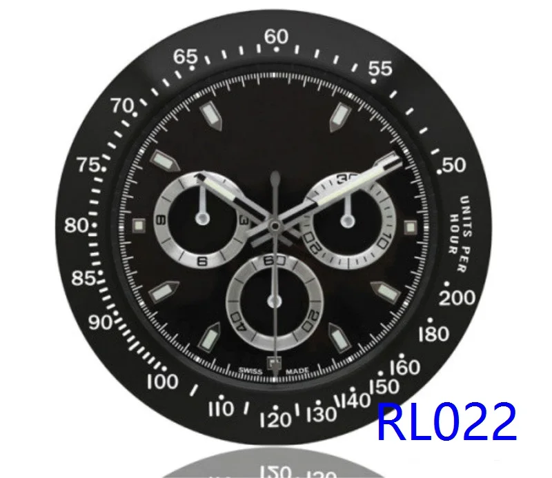 Imagem -06 - Relógio de Parede de Metal Relógio Design de Luxo Novo Decor Sub Dials Varrer Quartz Home Decor Melhor Presente Alta Qualidade