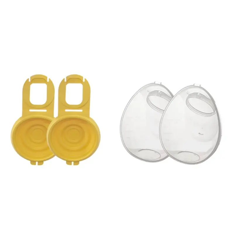 CYGJ-Hands-Free For Medela Xpress Cup Xiangyun Breast Pump Replacement Parts Membrane Flange Cover Tubing Milk Collection Cup