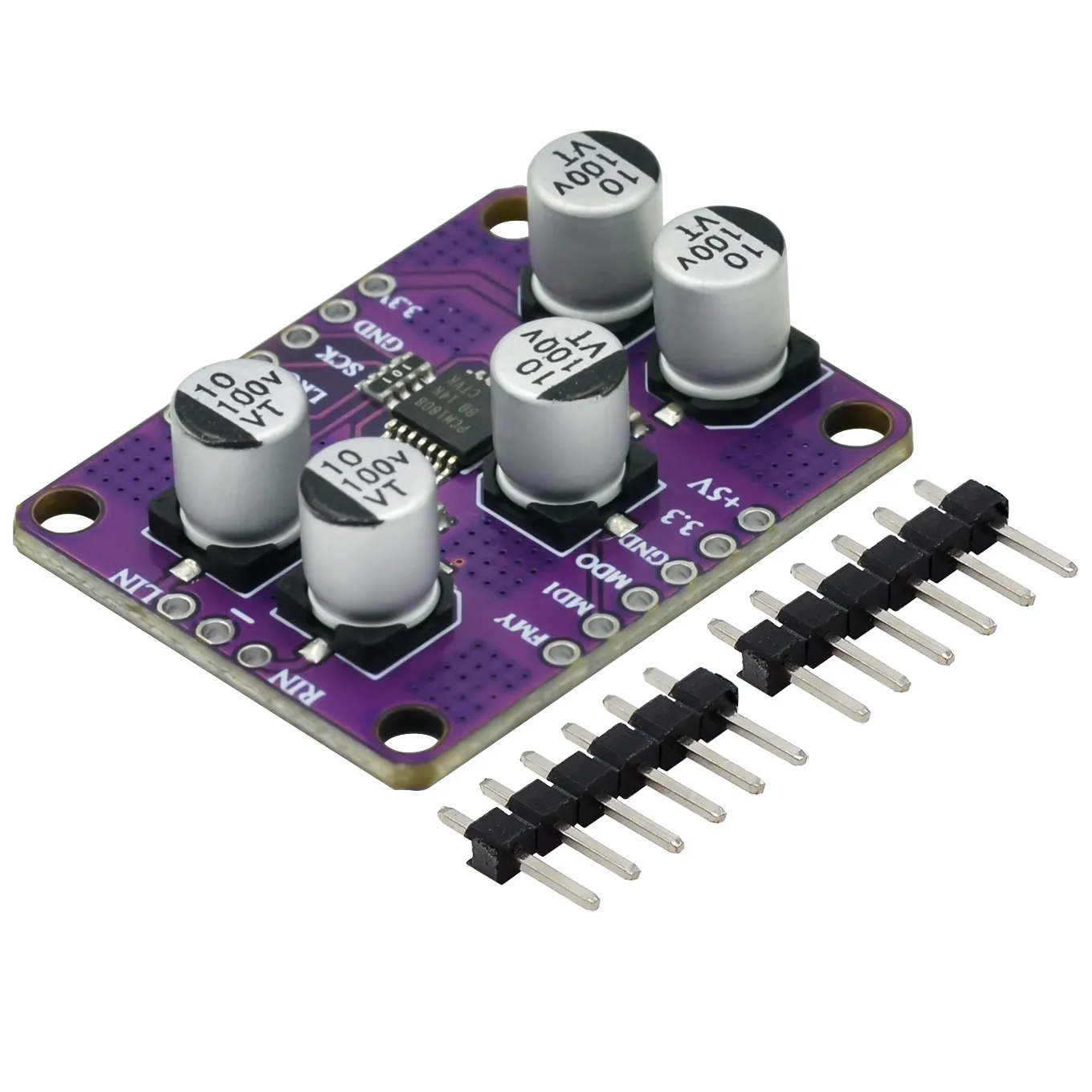 PCM1808 105dB SNR Audio Stereo ADC Single-Ended Analog-Input Decoder 24bit Amplifier Board Player Module