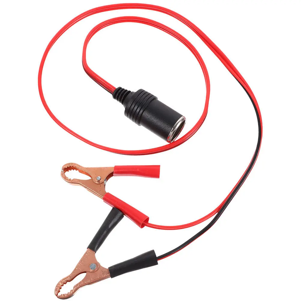 

1 Meter Heavy Duty Jumper Cables for Electric Vehicle Car Silicone Copper Booster Cable with Clamp for Suv
