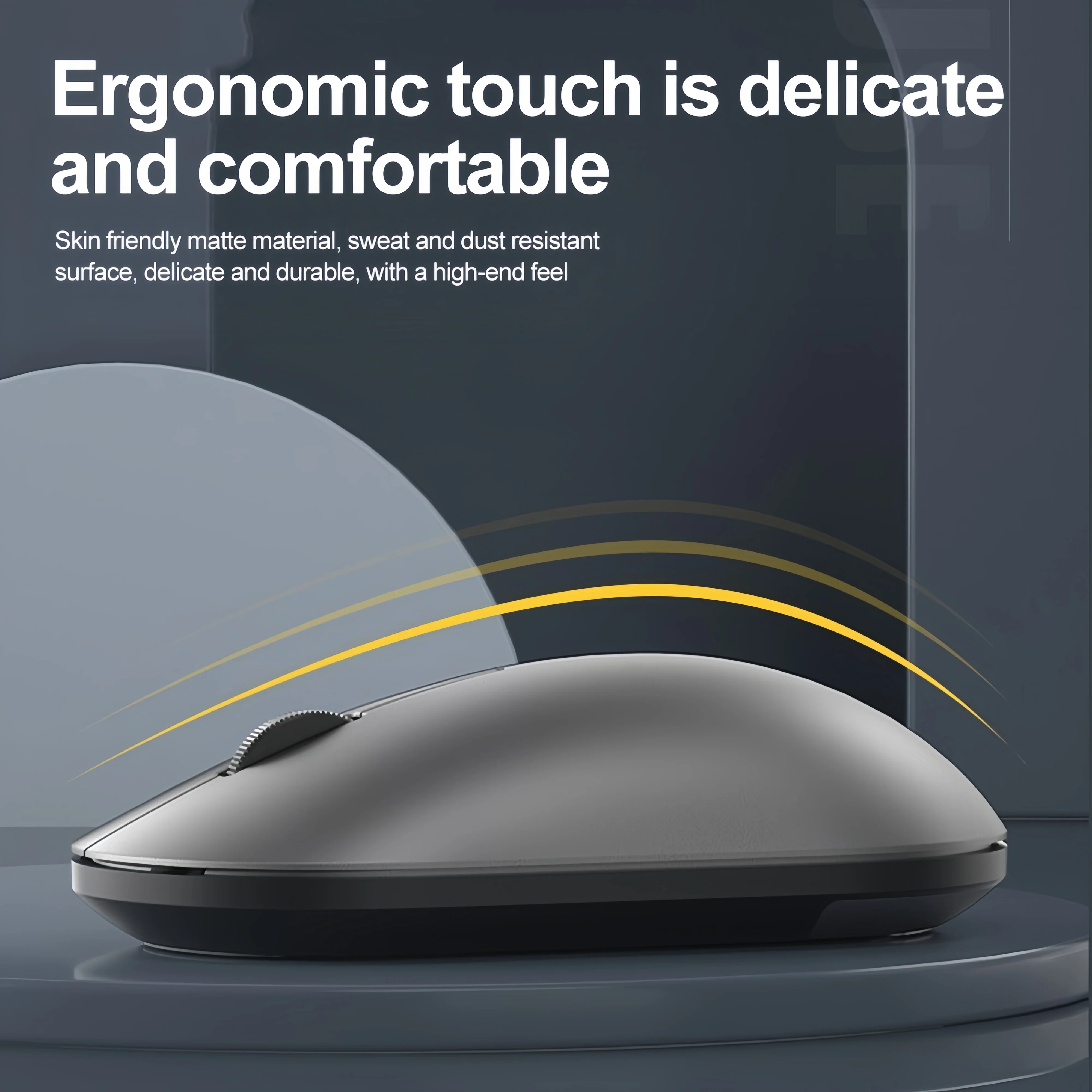 Беспроводная мышь 2,4G, бесшумная мышь, игровая USB-мышь, эргономичная мышь с разрешением 1600 точек на дюйм, Plug and Play для Windows, Mac OS, ПК, ноутбука