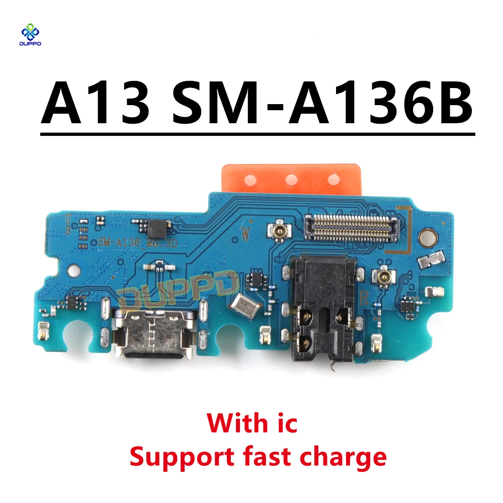 1 szt. Port ładowania USB złącze do stacji dokującej Flex kabel do Samsung A13 4G 5G A136B A316 A135 A135F A137F części do naprawy