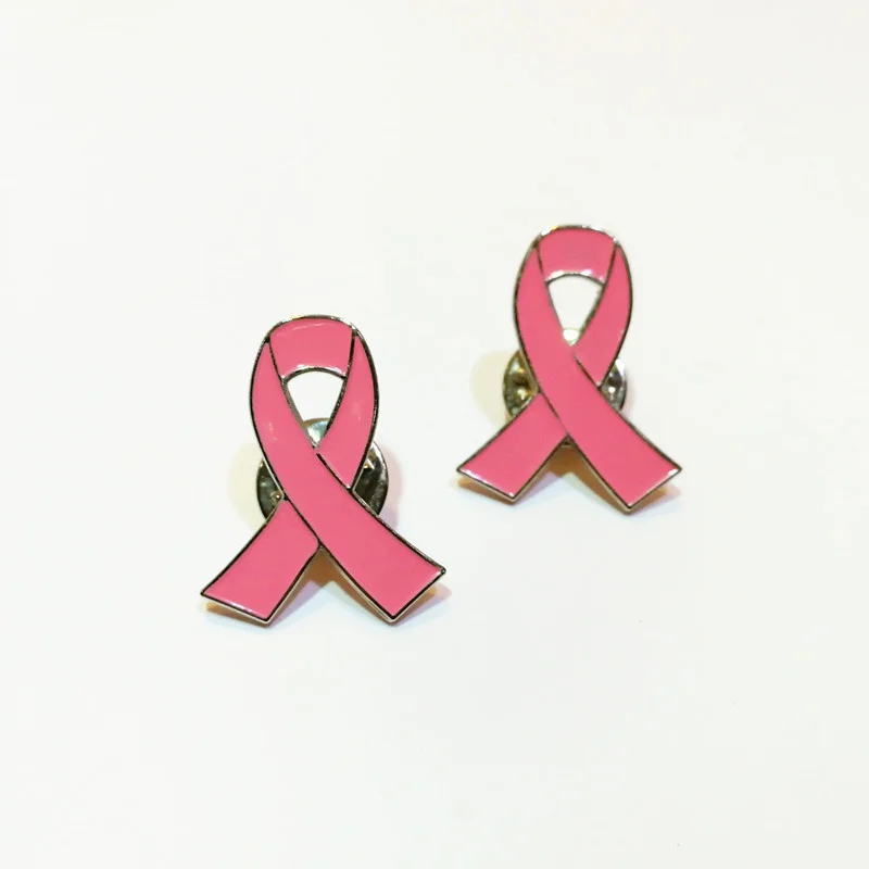 3 PCS Pink Ribbon Breast Cancer Awareness Lapel Pin Pink Ribbon Pin for Breast Cancer Awareness Month Womens Jewelry Enamel 1\