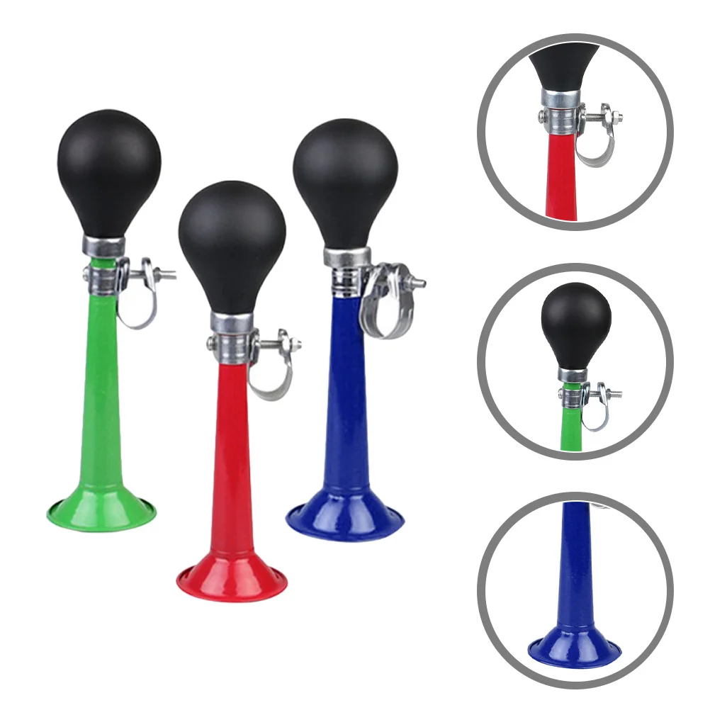 3Pcs Touching Bike Bell Portable Lightweight Durable Mountain Road Cycling Handlebar Warning Loud Clear Sound