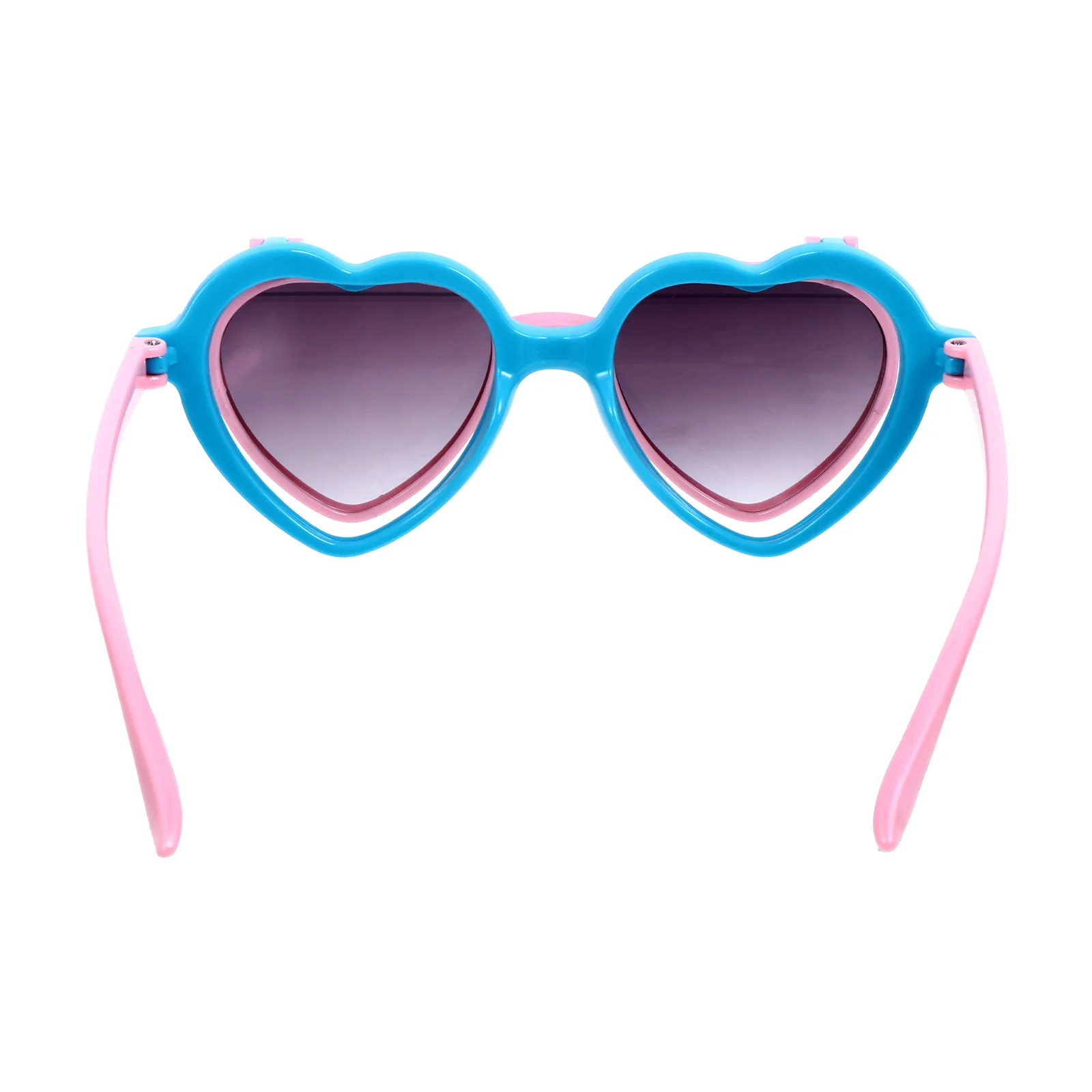 

1Pair Heart Shape Sunglasses Adorable Cartoon Design Lightweight Comfortable Fit for Uv Protection Party Costume