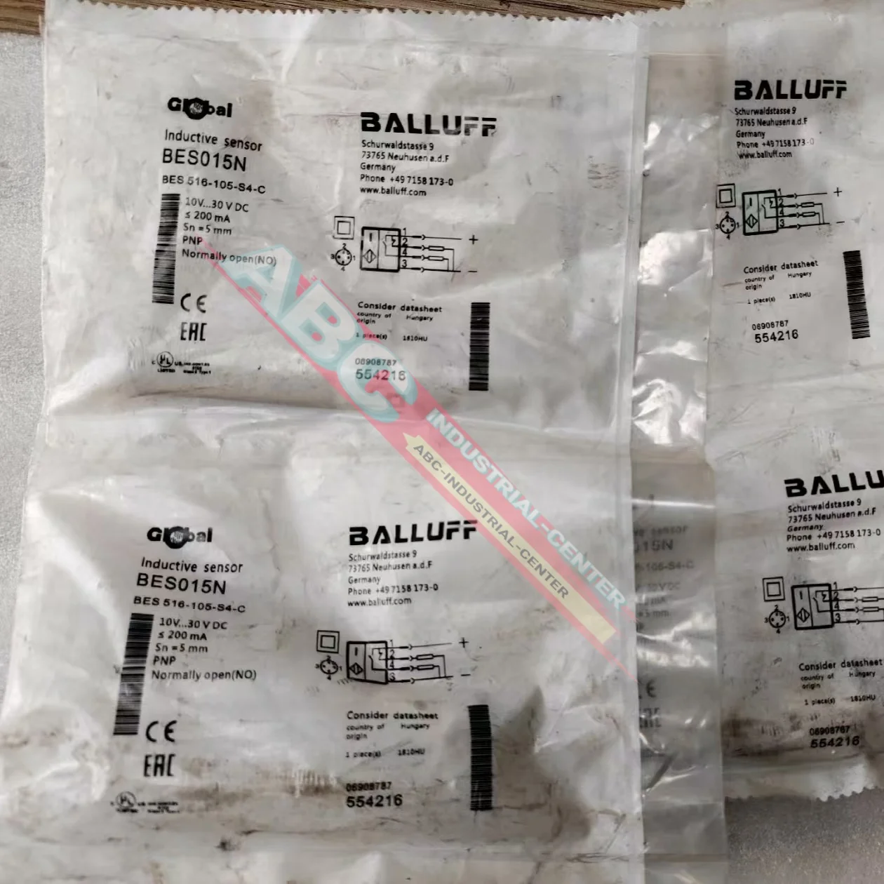 BES 516-371-SA15-C-S49 พรอกซิมิตี้สวิตช์เซนเซอร์ ใหม่เอี่ยม