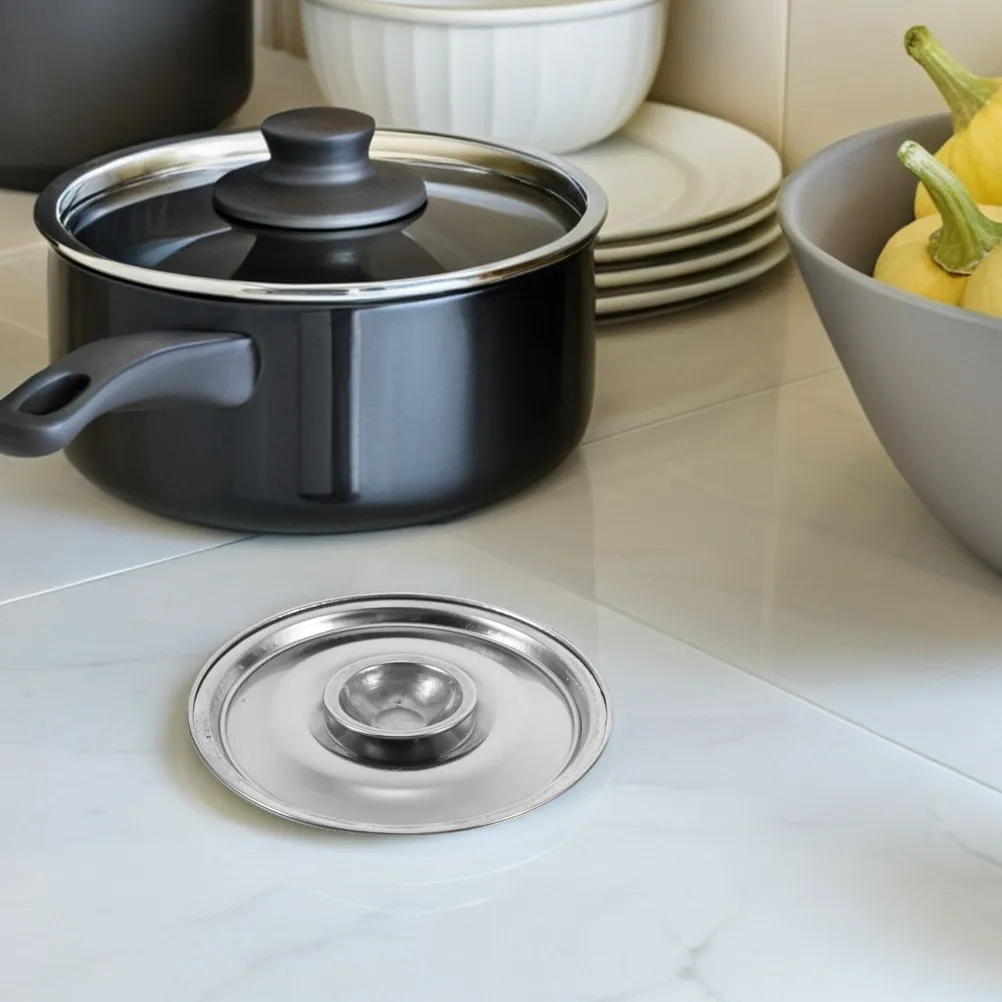 Mini 16Cm Stainless Steel Lid Universal Fit for Small Pots Bowls Containers Kitchen Cooking Pot Cover Replacement