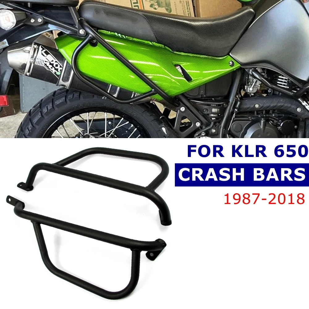 

For Kawasaki KLR650 KLR 650 1987-2018 Motorcycle Engine Guard Highway Rear Crash Bar Bumper Frame Protection