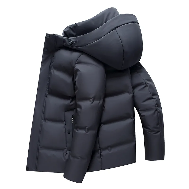 Down Jacket Men's Winter New Versatile Short Style for Warmth and Casual Thickening