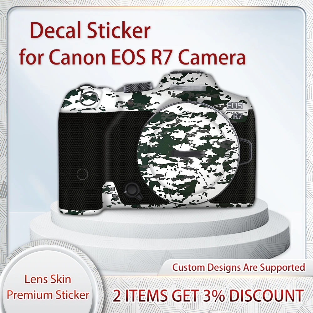 

EOS R7 Skin Wrap Covered for Canon EOS R7 Camera Skin Decal R7 Decal Skin Protective Film Cover Film