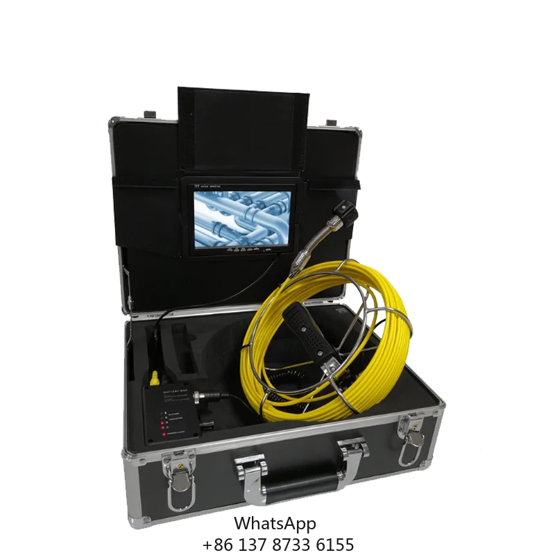 

Safe And Durable 20M Sewer Pipe Inspection Camera 7 Inch Video Pipeline Pipe Drain Sewer Inspection Camera 23MM Lens