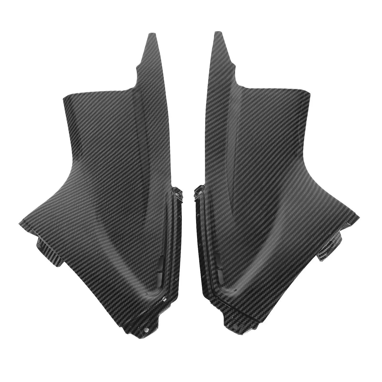 Pair Carbon Style Side Duct Fairing Insert Part Fit for Yamaha YZF R6 2003-2005