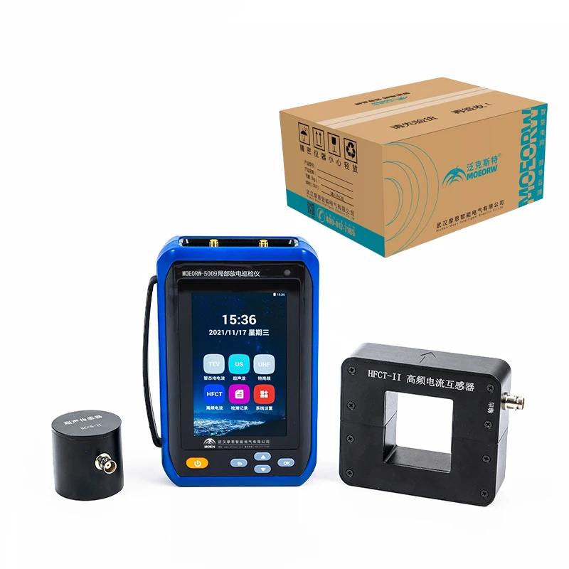 【Brand New】MOEORW-WG5009 Medium/High Voltage Ultrasonic High-frequency Current Partial Discharge Inspection Instrument