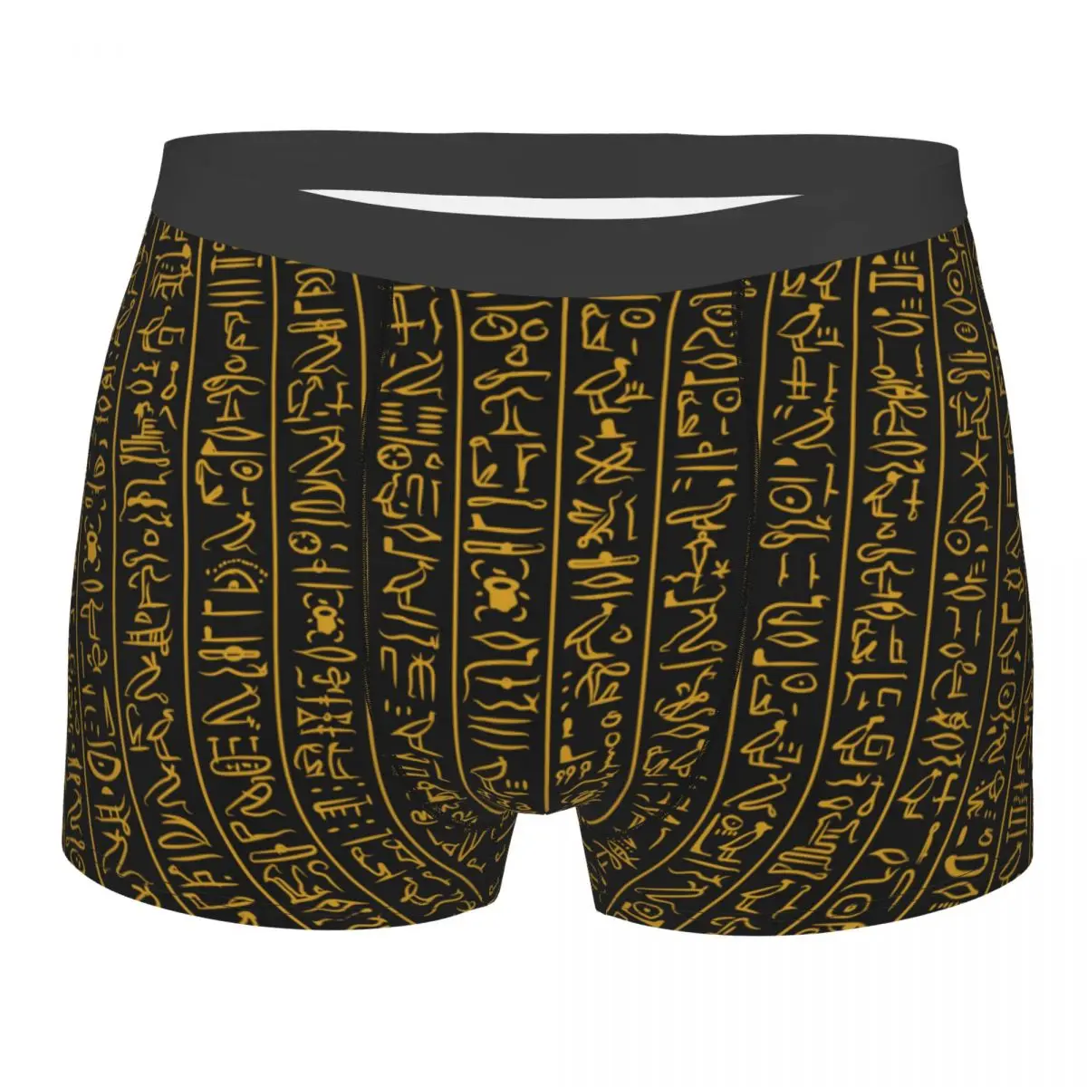 Ancient Egypt Mysterious Men's Underwear Egyptian Symbol Boxer Briefs Shorts Panties Humor Underpants for Male Plus Size