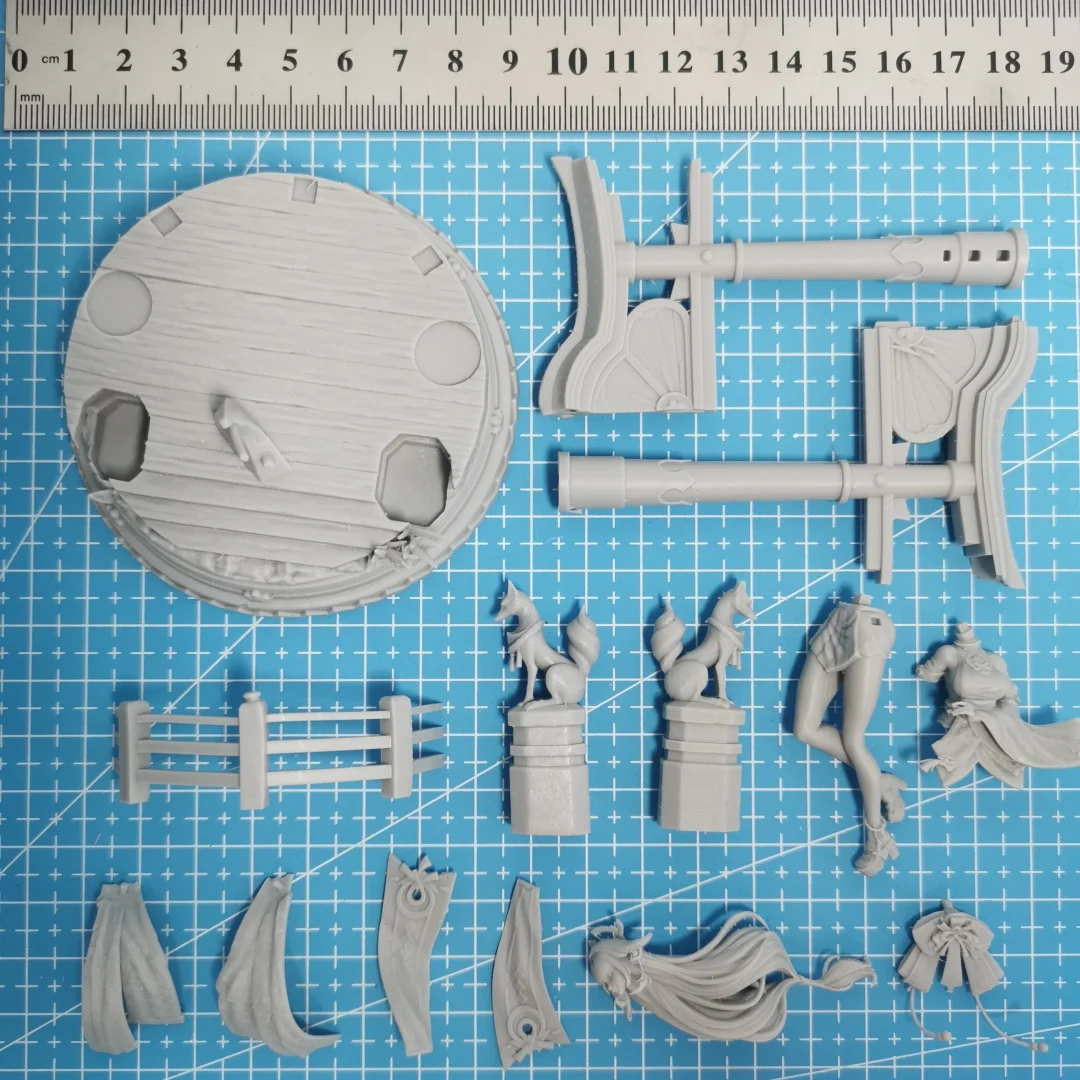 

1/24 Scale Resin Figure Game character Little girl ya Shenzi Assemble Model Kit Unassembled and Unpainted 3D printing toy 1189