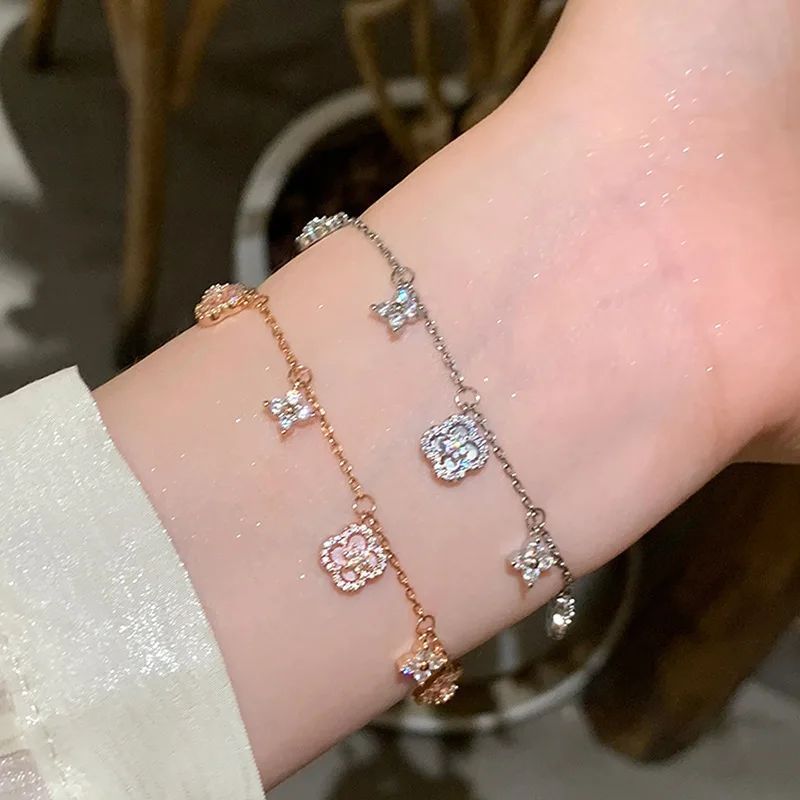 

Trendy Floral Dainty Bracelet - East Asian Minimalist Instagram-Worthy Versatile Accessory