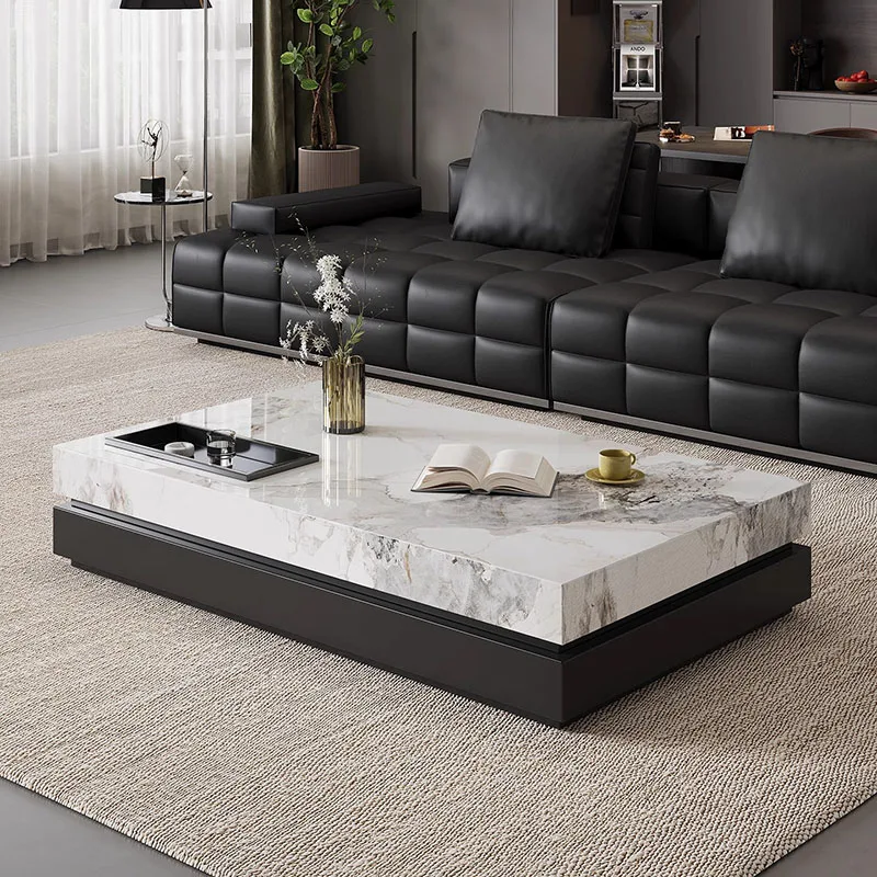 

Italian Minimalist Coffee Table Simple Modern Small Living Room Coffee Table Computer Dinner Mesas Bajas Postmodern Furniture