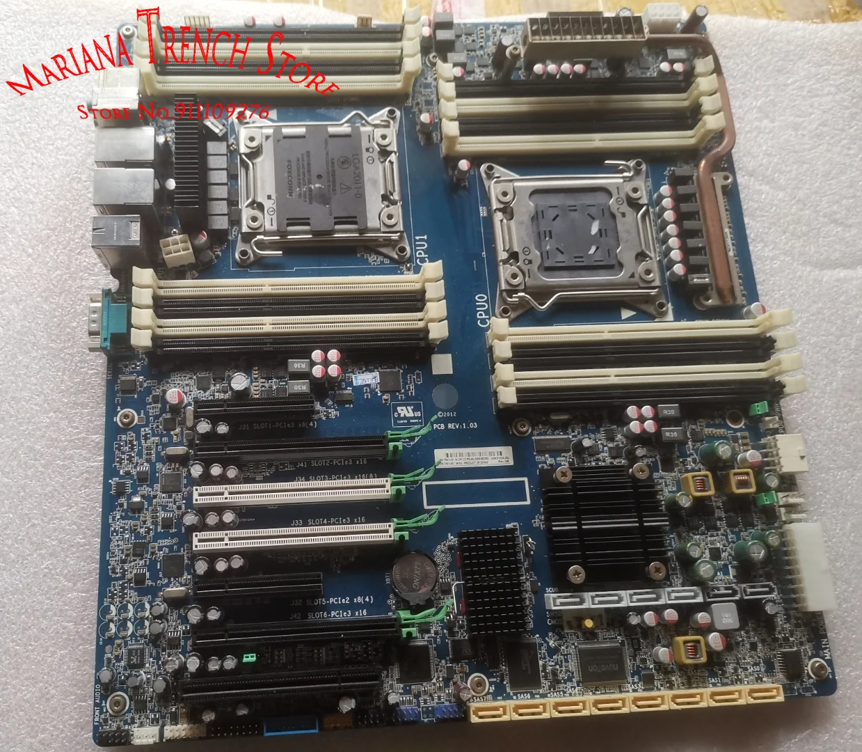 PC Motherboard for HP Z820 Tower PC REV1.03 708610-001 618266-004