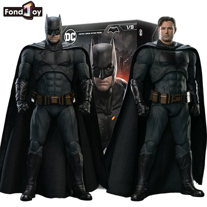 

DC Batman Fondjoy Justice League Light Armor Batman Model Limited Head Sculpt Action Figures 19cm Collect Ornaments Boys Gifts