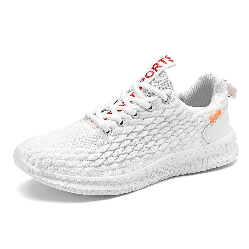 New Men's Shoes Brand Sneakers Flying Woven Breathable Men's Sports Shoes Lightweight Outdoor Training Shoe Running Shoes