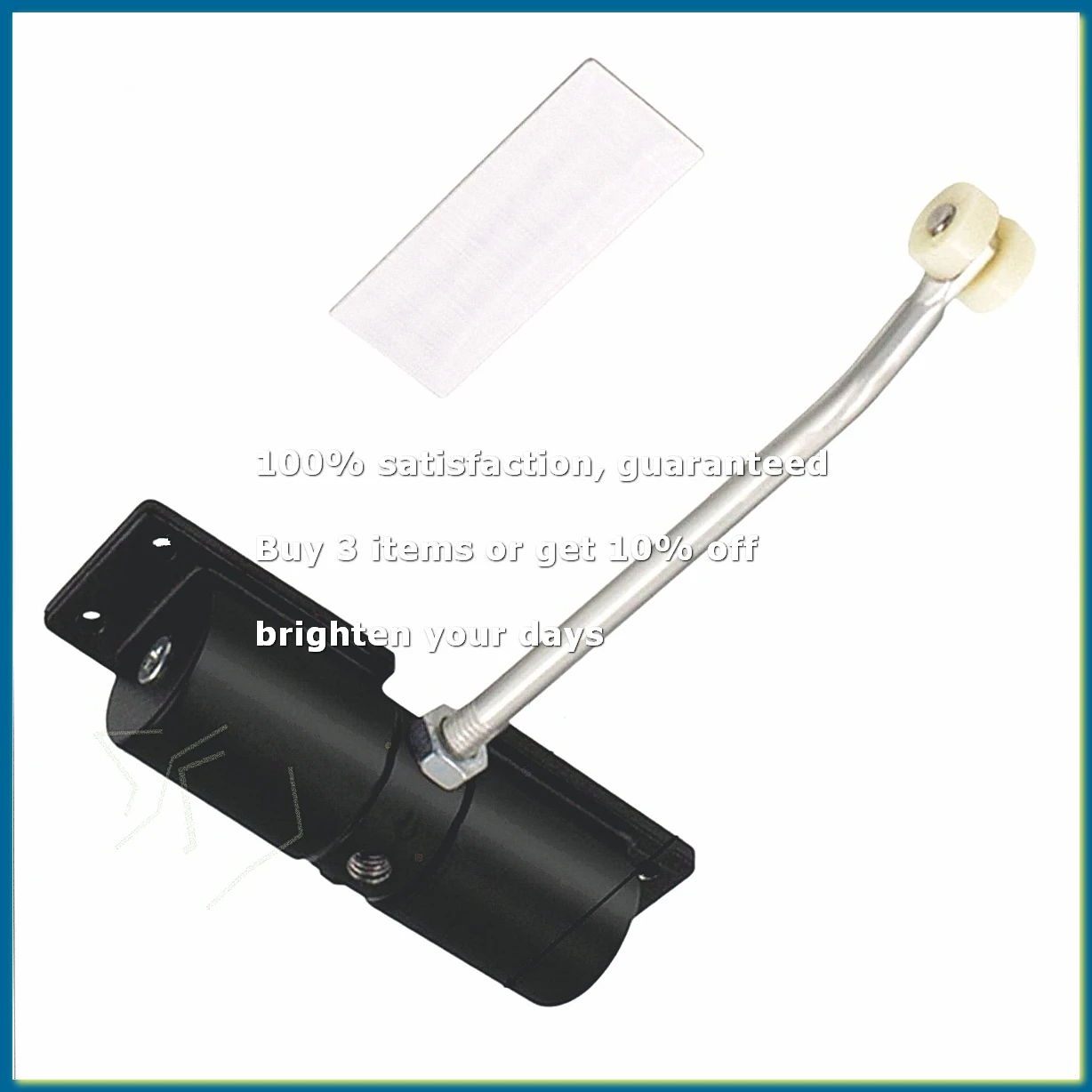 180 Degree Automatic Door Closer Metal Adjustable Heavy Duty Safety Spring Silence Convert Hinged Door Interior Exterior
