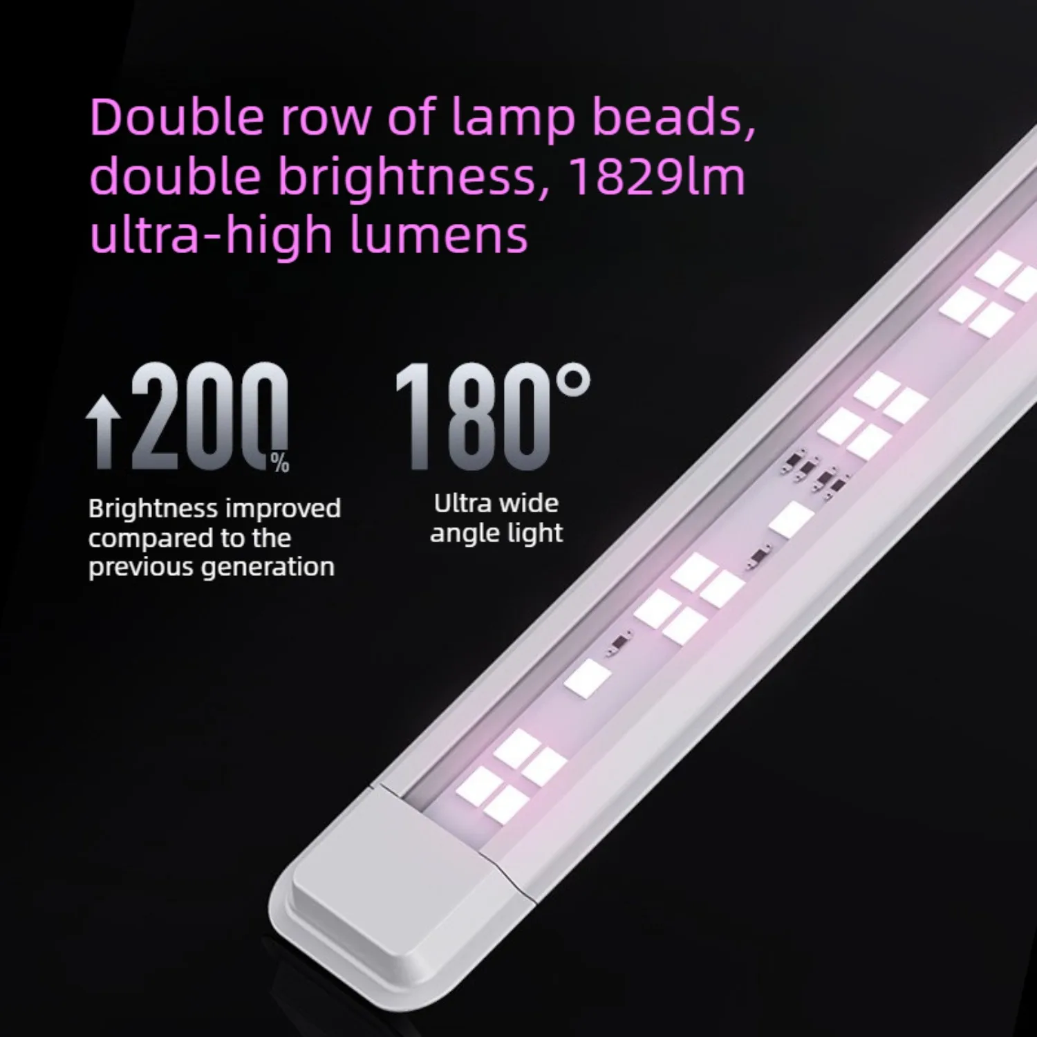 

LED Aquarium Light Fish Tank with Control, T​ri-primary Comp White Light Arowana Color Enhancement Light for 16" -68" Tank