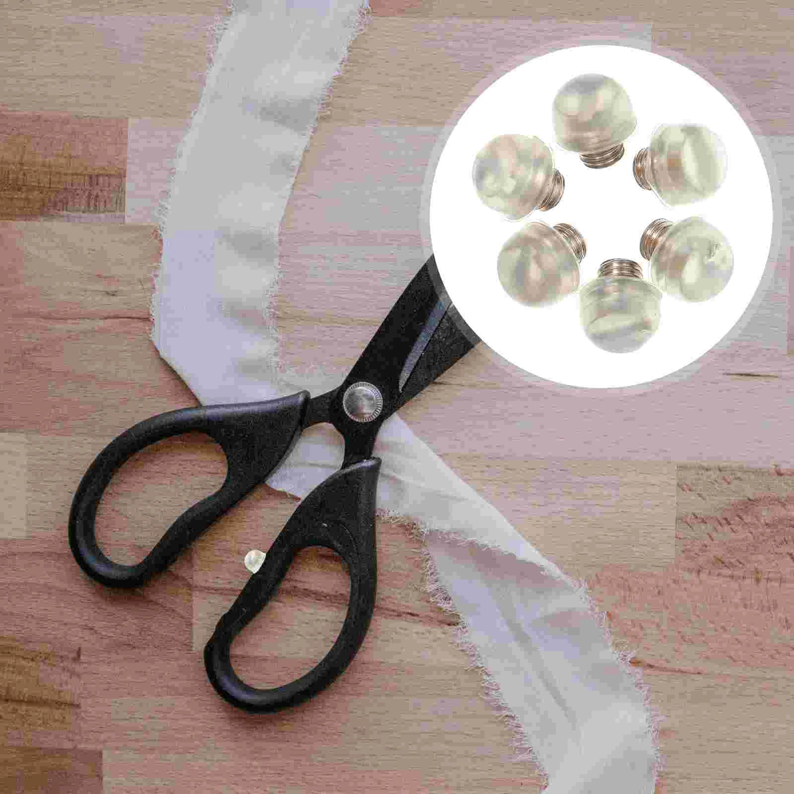 6 Pcs Scissors Barber Hairdressing Silencers Pet Bumper Accessories Metal Noise Eliminator Cutting Professional