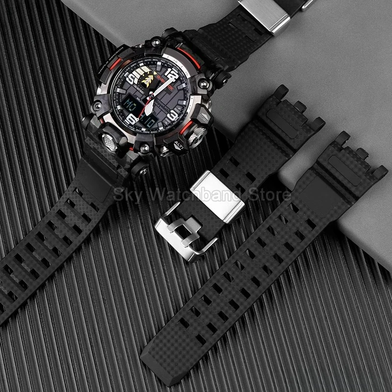 Exquisite Resin Watch Strap Men's and Women's Watch Accessories for Casio G-SHOCK Mudmaster II GWG-2000 GWG-2040 Resin Band - view 4