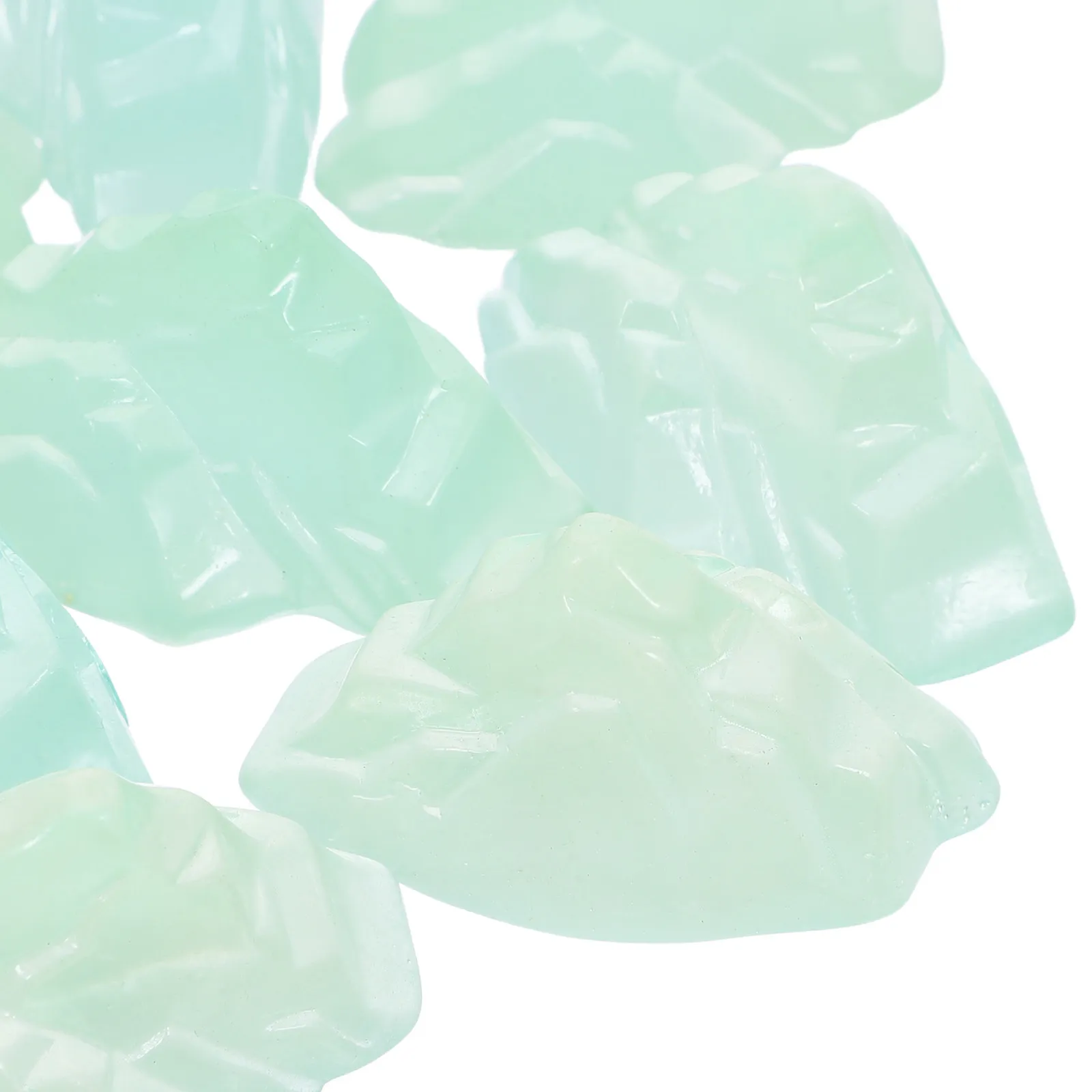 24Pcs Mini Iceberg Resin Sculptures Realistic Snowy Mountain Ornaments Winter Scene Floeberg Decor Aquarium Office Table