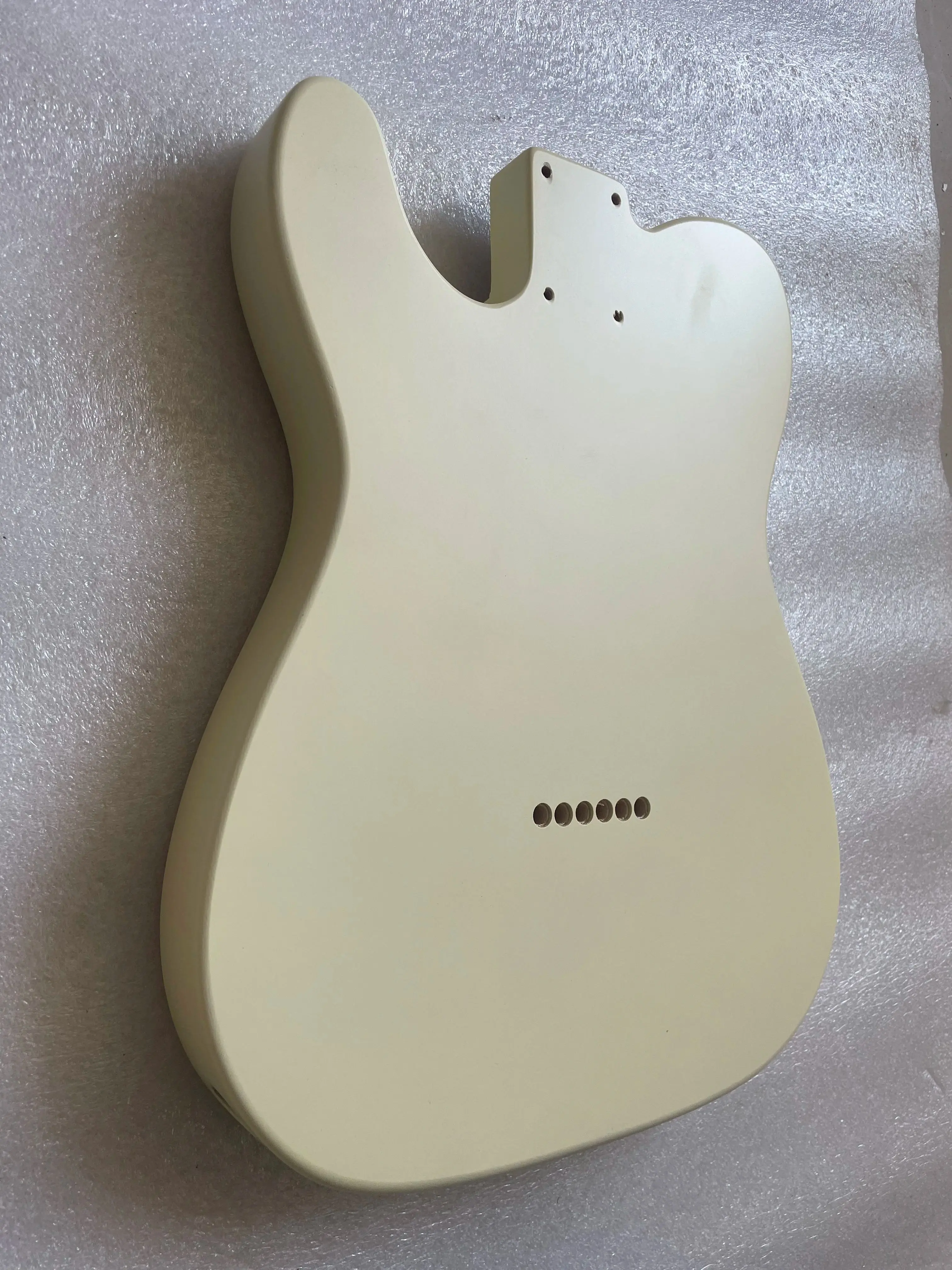 DIY Upgrade T L Guitar Body Alder Wood Aged Wooden Nitro Lacquer Piano Matte, 5.56cm Pocket,Milk White,High Quality, New Arrival