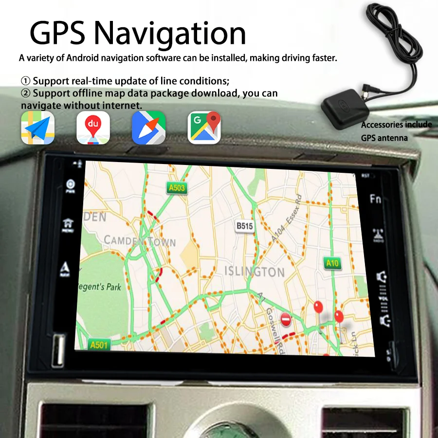 Android 14 For Dodge Nitro 2009 SXT Car Radio Multimedia Video Player Head Unit Autoradio Touch Screen GPS Navigation CarPlay