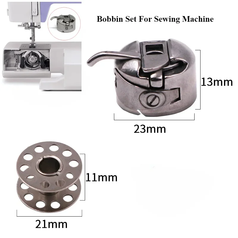 Bobbin Case Shuttle for Sears Singer Brother Janome Household Needlework Vintage Sewing Machine Spare Parts Sewing Accessories