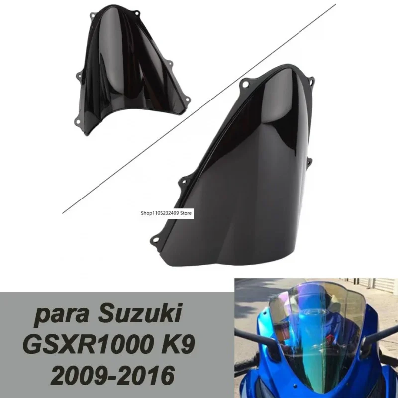 Motorcycle Double Bubble Windshield Deflector Protector Wind Screen for Suzuki GSXR1000 GSX-R GSXR 1000 K9 2009-2016 2014 2015