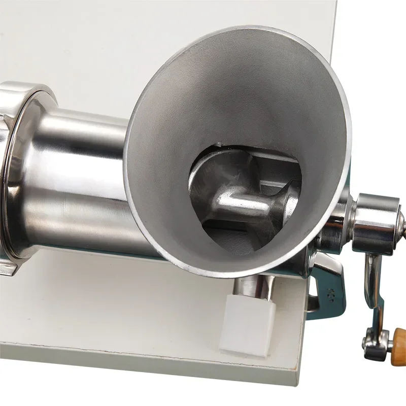 Stainless steel manual meat grinder hand crank household large minced meat vegetable sausage grinder grinding multi-function