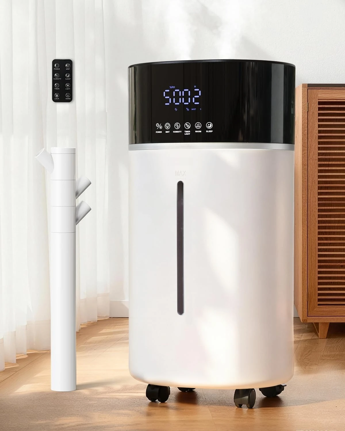 

4.76Gal/18L Humidifiers for Home 2500 sq ft, Air Humidifiers for Bedroom with Diffuser&Extended Tube