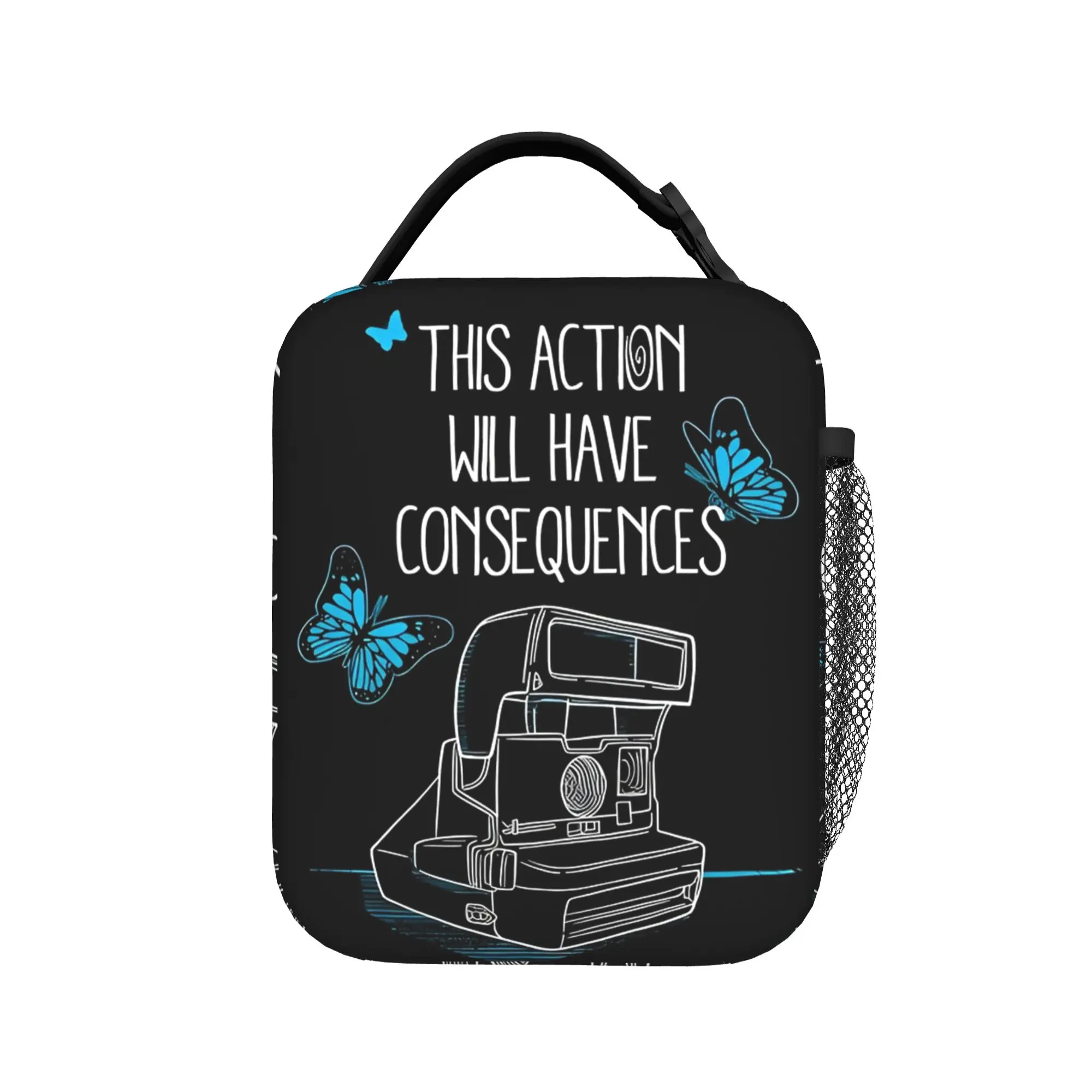 Life is Strange Insulated Lunch Bags Thermal Bag Reusable,Lunch Container Game High Capacity Tote Lunch Box Bento Pouch College