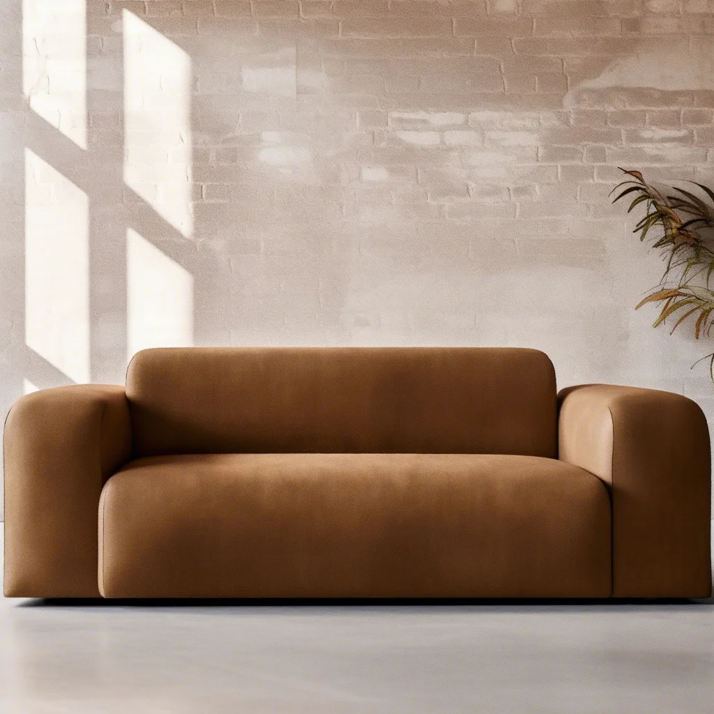 

Luxury Modern Genuine Leather Sofa Set for Living Room Customized Color Master Design U-Shape Stylish Villa Apartment