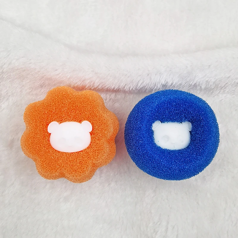 8pcs Washing Machine Sponge Cleaning Balls Lint Removal Laundry Anti-Tangling Decontaminating Cleaning Laundry Balls