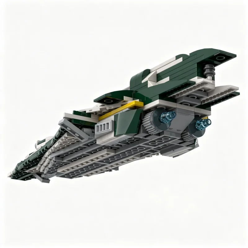 287pcs MOC Delta 6 System Defender Starfighter Star Battle Model Building Blocks Creative Gift DIY Display Decor Adult Premium