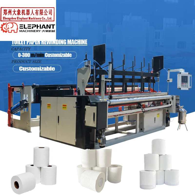 Customized Economical Fully Automatic Toilet Paper Making Machine Budget Friendly