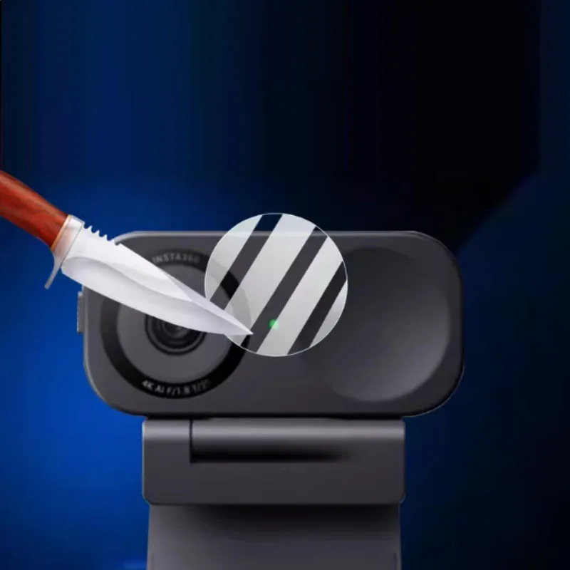 2 قطعة حامي الزجاج المقسى الصلب HD عدسة طبقة رقيقة واقية غطاء درع ل Insta360 Link 2/2C 4K ملحقات حماية كاميرا الويب