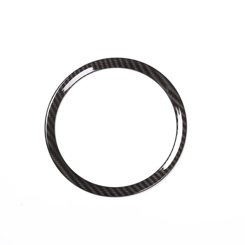 For Jaguar F-TYPE XFL F-PACE XE XEL X761 X760 ABS Carbon Fiber/Black Car Steering Wheel Ring Decorative Sticker Car Accessories - view 3