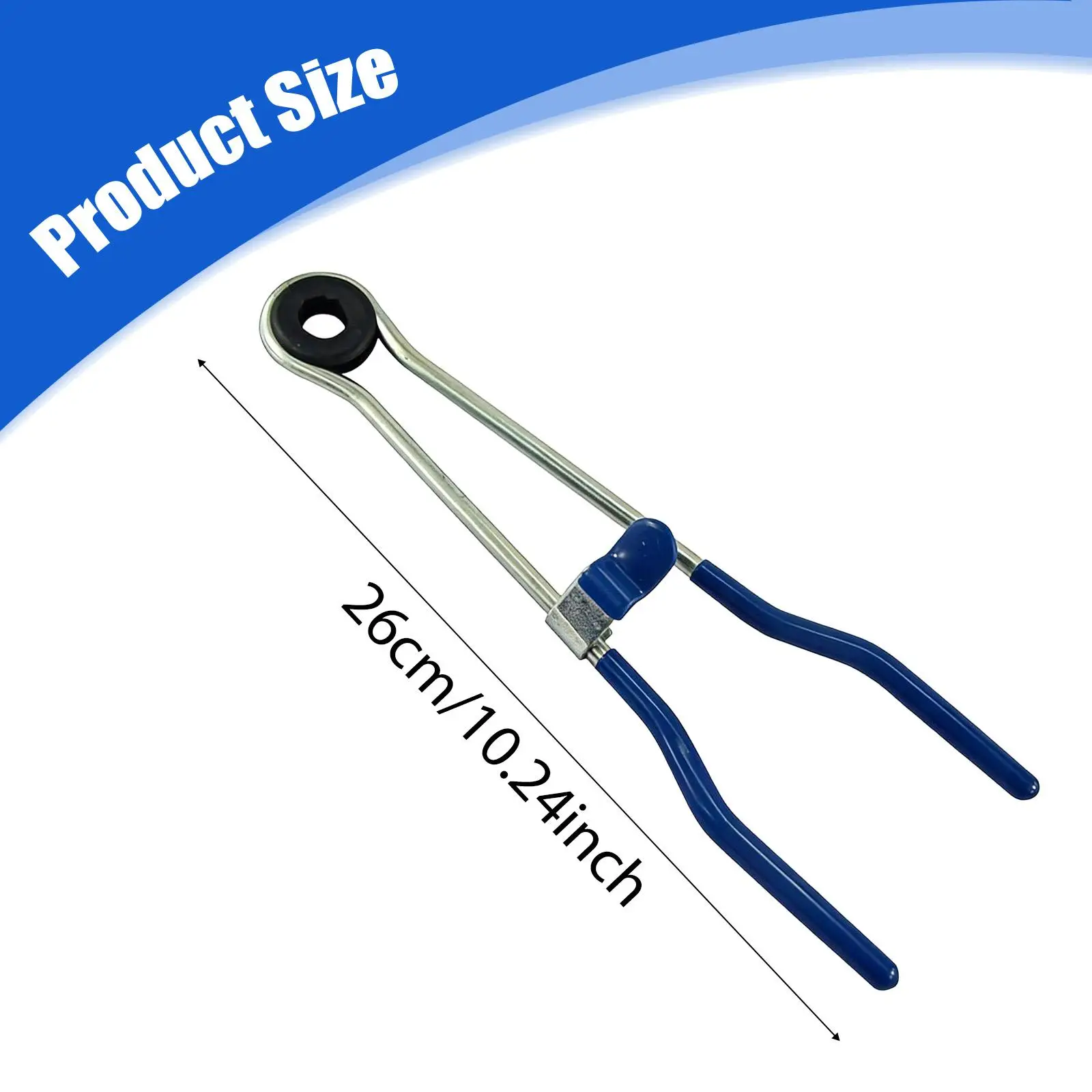 

Easy Handle Brake Hose Clamping Tool Heavy Duty Steel for Auto Garage Motorcycle Tooling