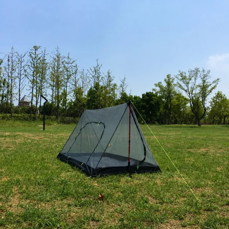 Single A Word Outdoor Mosquito Net Rodless Portable Camping Tent Ultra Light Quantitative Equipment Camping Supplies Anti