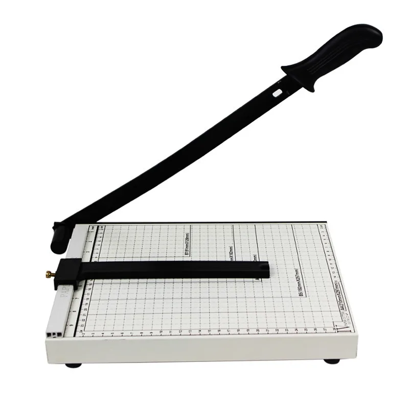 

Paper Processing Machinery Manufacturer In-Stock Wholesale A4 Guillotine Trimmer Manual Power Office Photo Paper Cutter